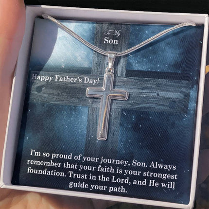 Artisan Cross Necklace – Christian Gift for Men
