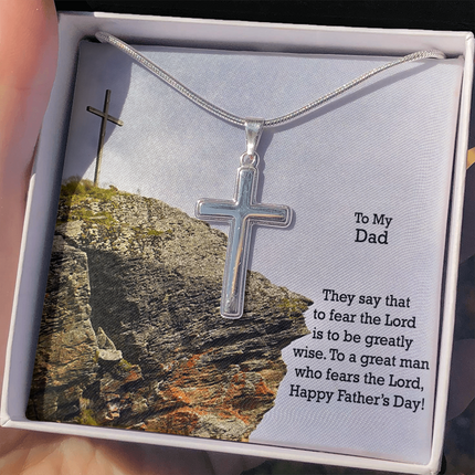 Artisan Cross Necklace – Christian Gift for Men