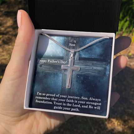 Artisan Cross Necklace – Christian Gift for Men