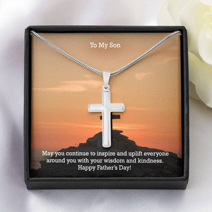Artisan Cross Necklace – Christian Gift for Men