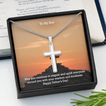 Artisan Cross Necklace – Christian Gift for Men