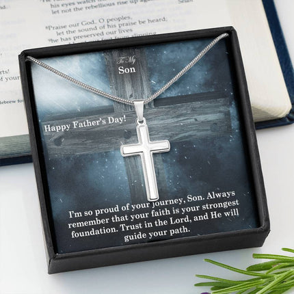 Artisan Cross Necklace – Christian Gift for Men