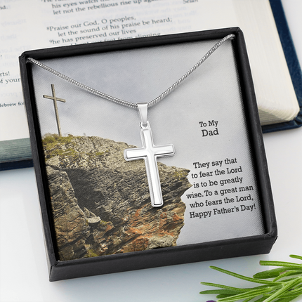 Artisan Cross Necklace – Christian Gift for Men
