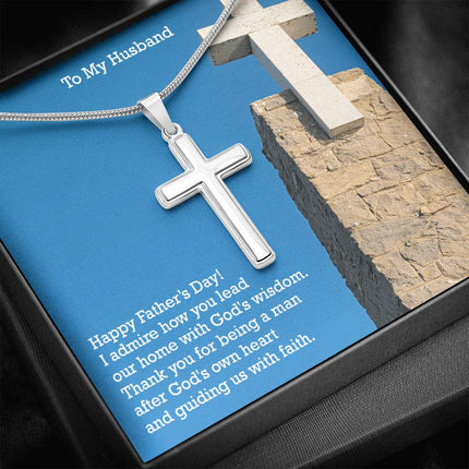Artisan Cross Necklace – Christian Gift for Men