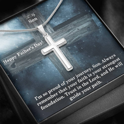 Artisan Cross Necklace – Christian Gift for Men