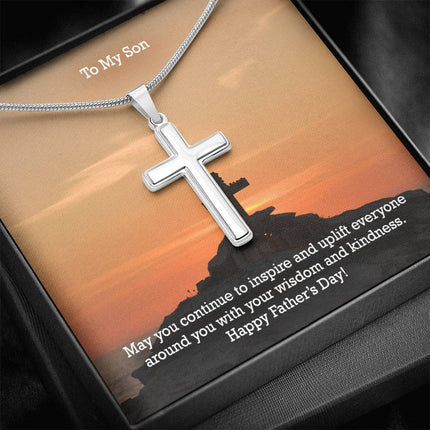 Artisan Cross Necklace – Christian Gift for Men