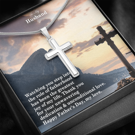 Artisan Cross Necklace – Christian Gift for Men