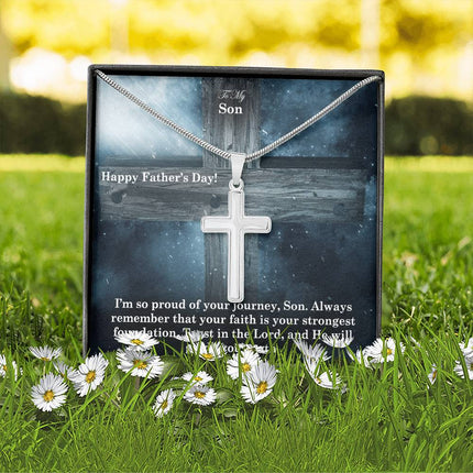 Artisan Cross Necklace – Christian Gift for Men