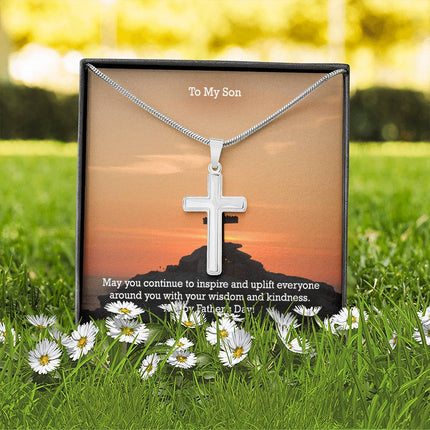Artisan Cross Necklace – Christian Gift for Men