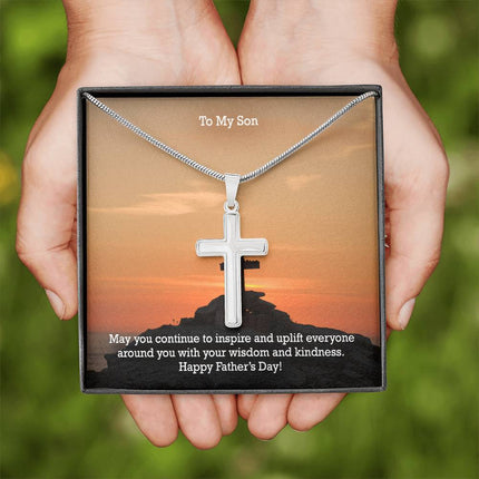 Artisan Cross Necklace – Christian Gift for Men