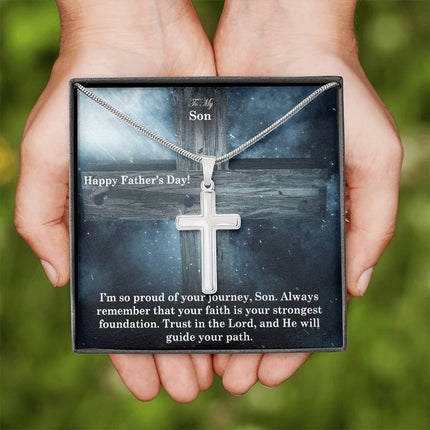 Artisan Cross Necklace – Christian Gift for Men