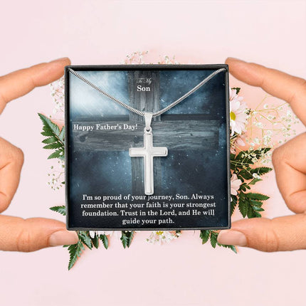 Artisan Cross Necklace – Christian Gift for Men