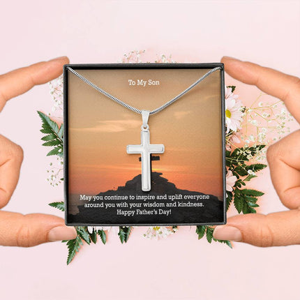 Artisan Cross Necklace – Christian Gift for Men