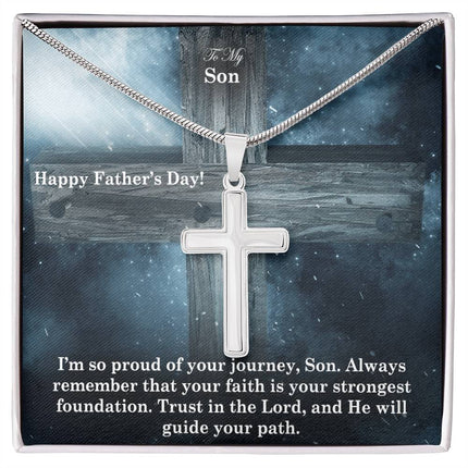 Artisan Cross Necklace – Christian Gift for Men