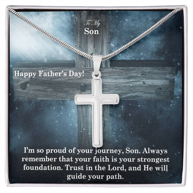 Artisan Cross Necklace – Christian Gift for Men