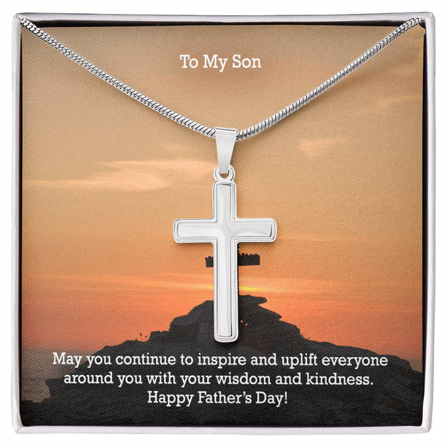 Artisan Cross Necklace – Christian Gift for Men