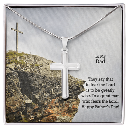 Artisan Cross Necklace – Christian Gift for Men