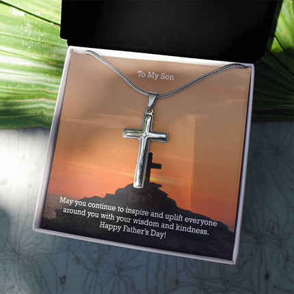 Artisan Cross Necklace – Christian Gift for Men