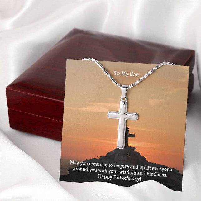 Artisan Cross Necklace – Christian Gift for Men