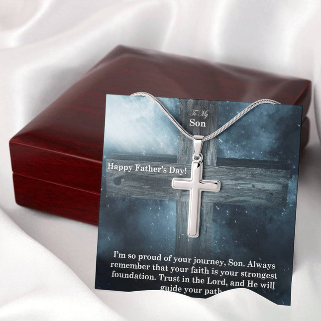Artisan Cross Necklace – Christian Gift for Men