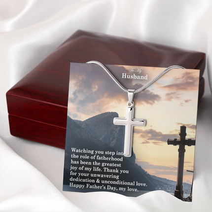 Artisan Cross Necklace – Christian Gift for Men