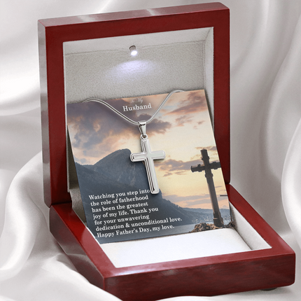 Artisan Cross Necklace – Christian Gift for Men