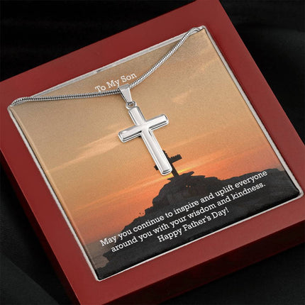 Artisan Cross Necklace – Christian Gift for Men