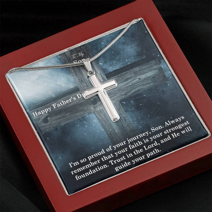 Artisan Cross Necklace – Christian Gift for Men