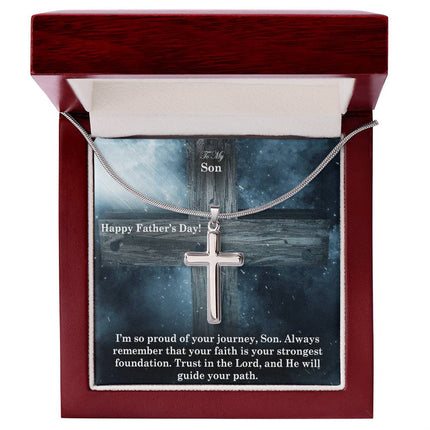 Artisan Cross Necklace – Christian Gift for Men