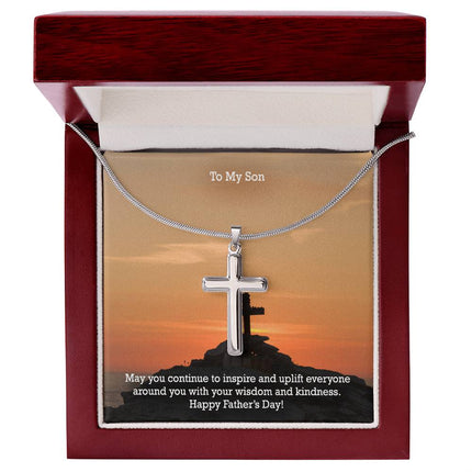 Artisan Cross Necklace – Christian Gift for Men