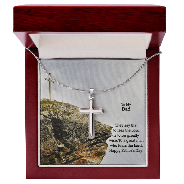 Artisan Cross Necklace – Christian Gift for Men