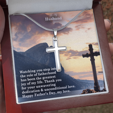 Artisan Cross Necklace – Christian Gift for Men