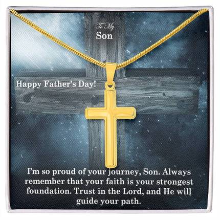 Artisan Cross Necklace – Christian Gift for Men