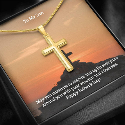 Artisan Cross Necklace – Christian Gift for Men