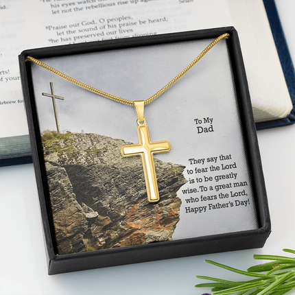 Artisan Cross Necklace – Christian Gift for Men