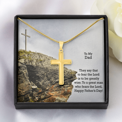 Artisan Cross Necklace – Christian Gift for Men