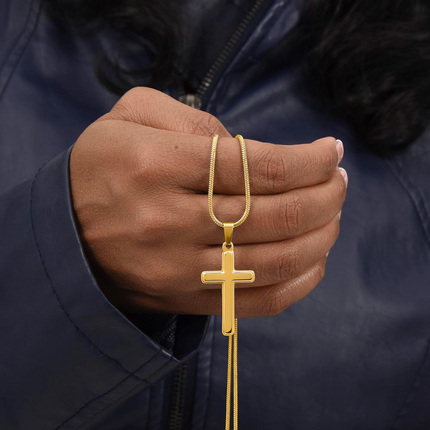 This Is Only the Beginning Cross Necklace | Graduation Gift