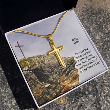 Artisan Cross Necklace – Christian Gift for Men