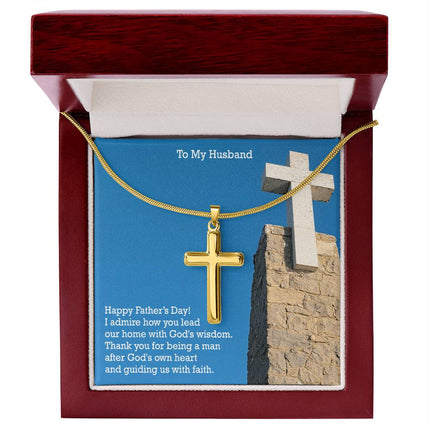 Artisan Cross Necklace – Christian Gift for Men