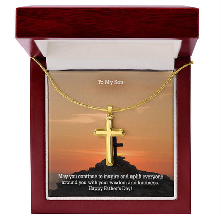Artisan Cross Necklace – Christian Gift for Men