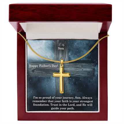 Artisan Cross Necklace – Christian Gift for Men
