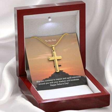 Artisan Cross Necklace – Christian Gift for Men