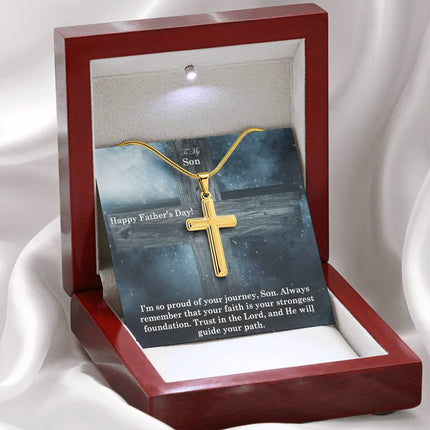 Artisan Cross Necklace – Christian Gift for Men