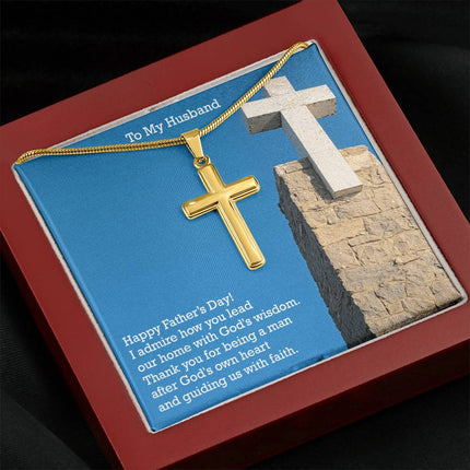 Artisan Cross Necklace – Christian Gift for Men