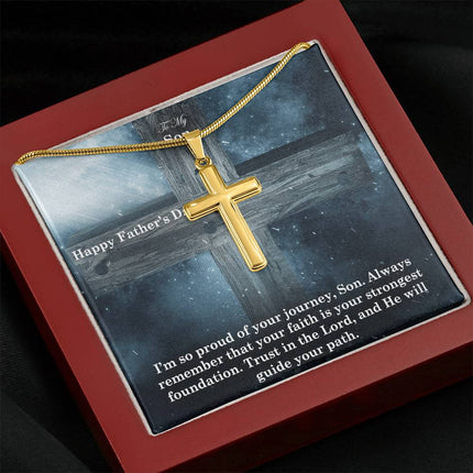 Artisan Cross Necklace – Christian Gift for Men