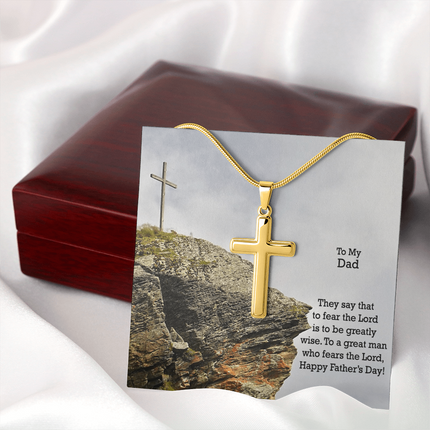 Artisan Cross Necklace – Christian Gift for Men