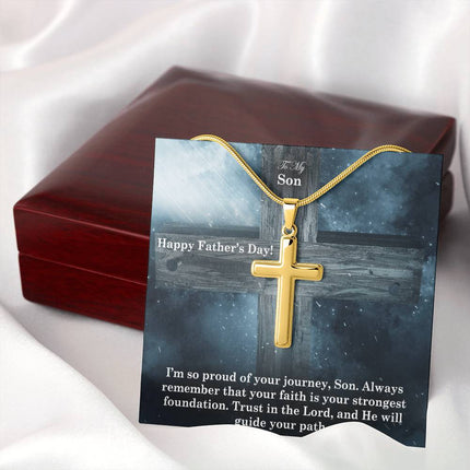 Artisan Cross Necklace – Christian Gift for Men