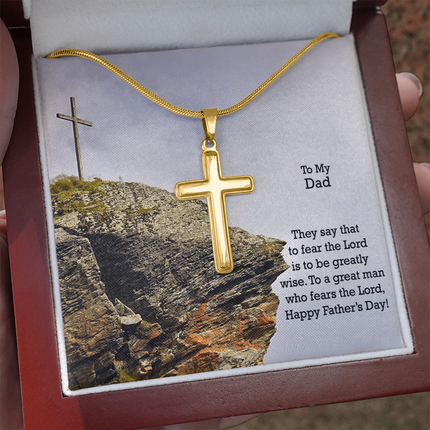 Artisan Cross Necklace – Christian Gift for Men