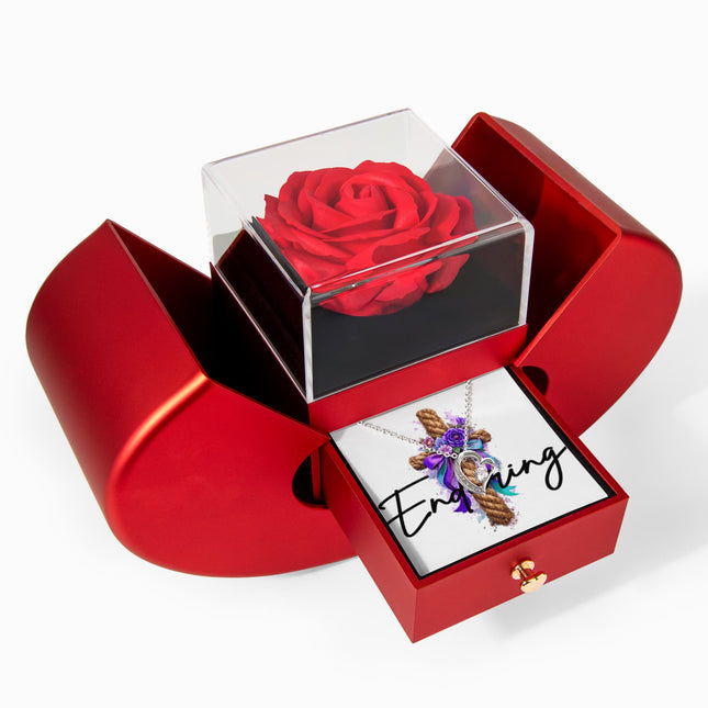 Enduring | Christian Heart Gift Box Forever Love Necklace | Gift for Her