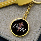 Luxury Keychain (18K Yellow Gold Finish) / No